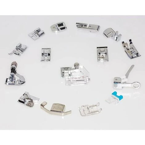 15 Piedini Per Macchina Da Cucire Domestica (15 Pezzi) 3 15 Piedini Per Macchina Da Cucire Domestica (15 Pezzi)