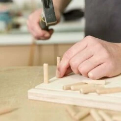 Confezione Da 400 Tasselli In Legno Da 8 Mm X 40 Mm - Tassello In Legno Massello Di Faggio Ideale Per Fresa Per La Lavorazione Del Legno - Adatto Per Maschera Di Foratura/guida Di Foratura. A -Pulizia Della Casa 99781959 4